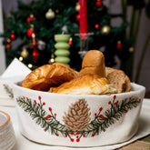 Pine Cone Blossom Breadbasket