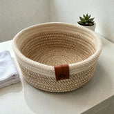 Handmade Woven Cotton round plate