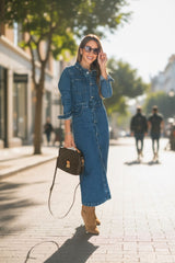 Denim Safari Dress