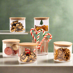 Essentials Jar - Frosted Christmas Tree