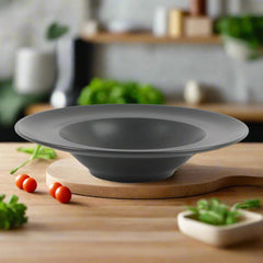 Porland Seasons Pasta Plate - Black, 26cm