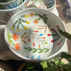 Flowers Pasta Plate