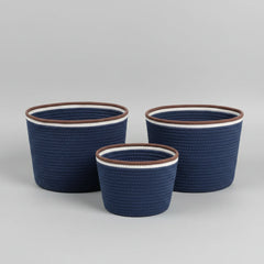 Blue Handmade Woven organizer
