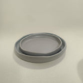 Organic Edge Pottery Plate Set