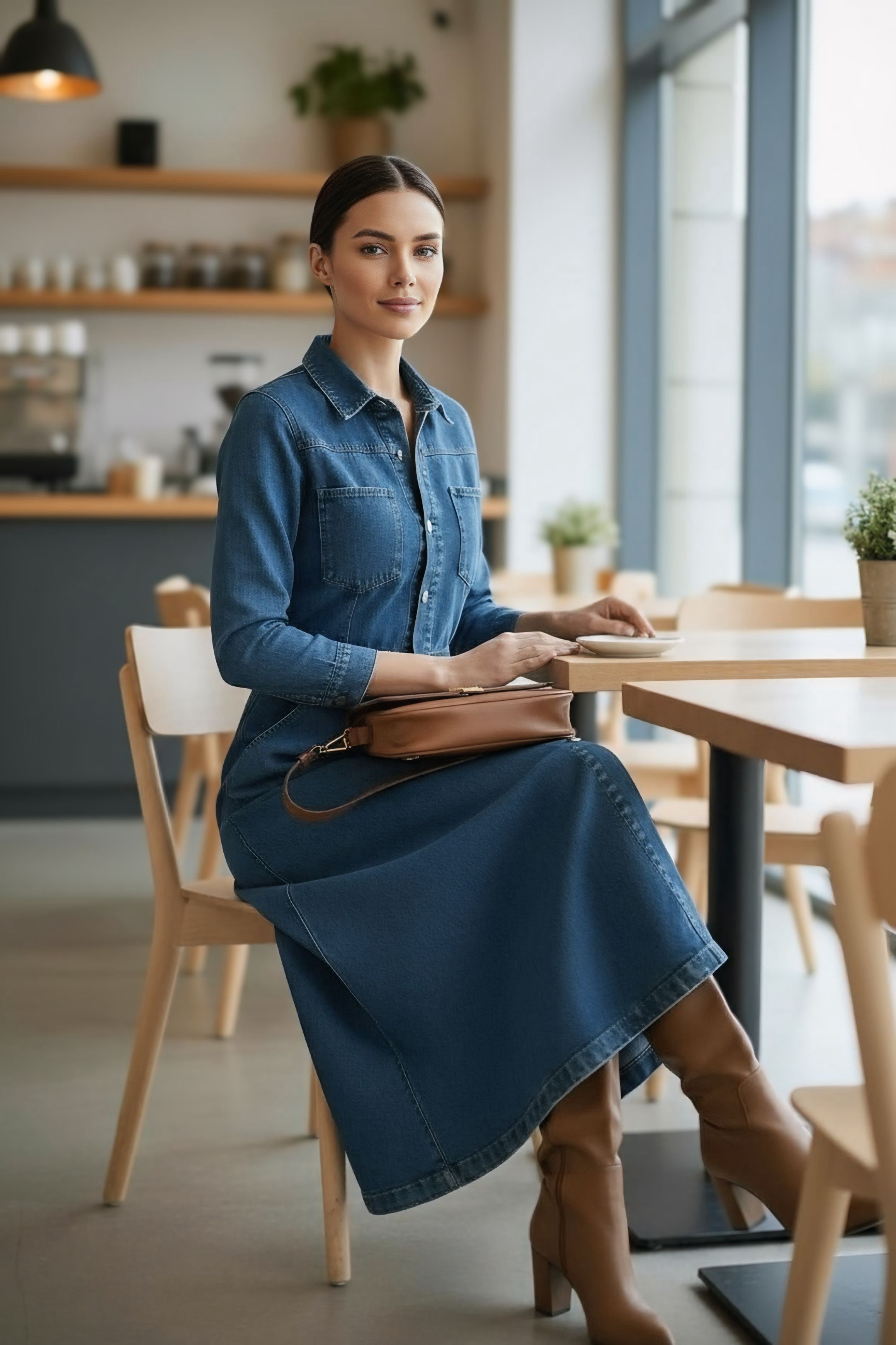 Denim Safari Dress