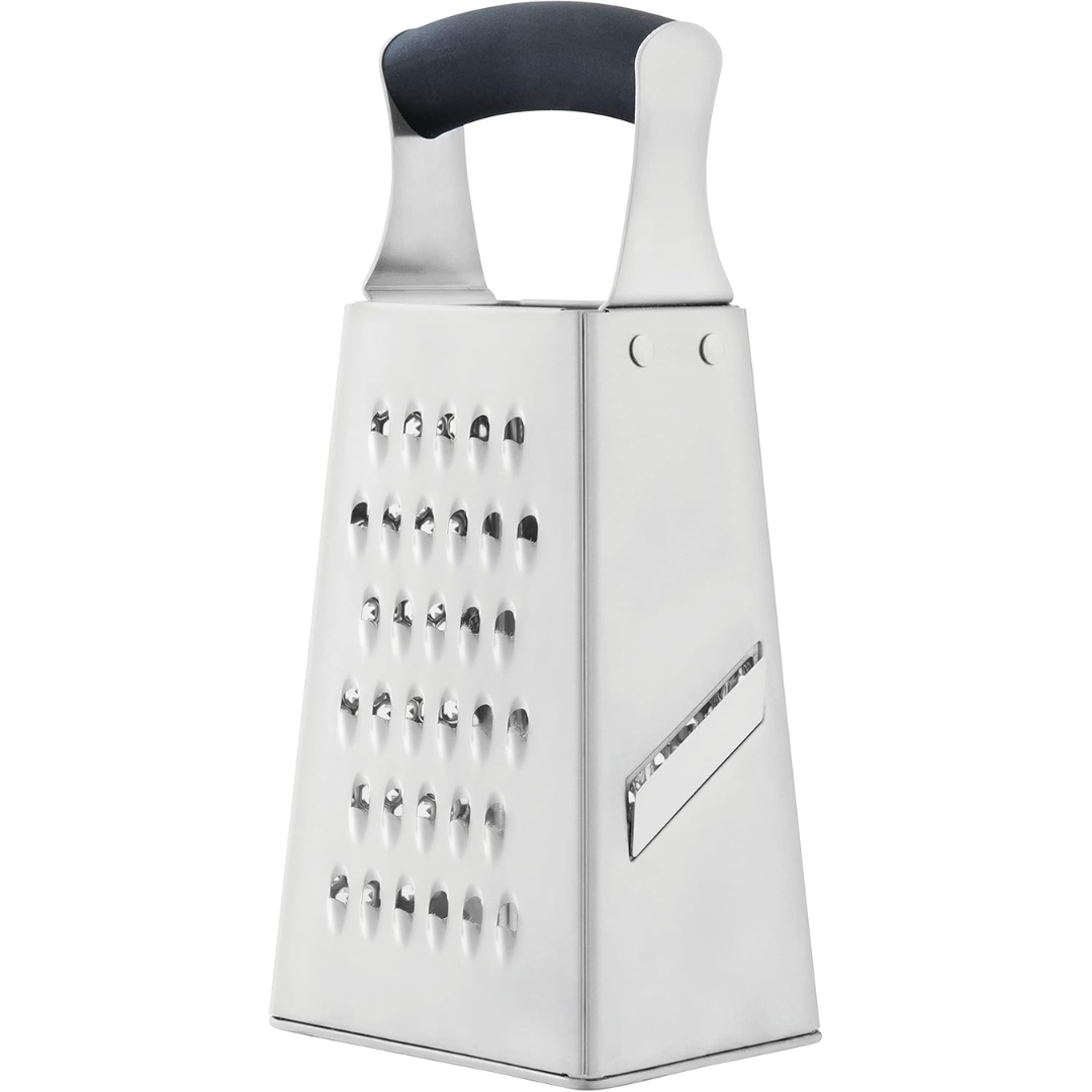 Essentials 9″ Stainless Steel Box Grater, 4-Sided