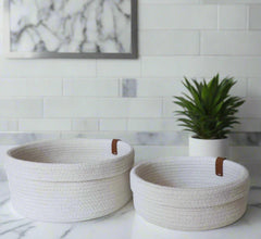 Organizer & Storage basket set White