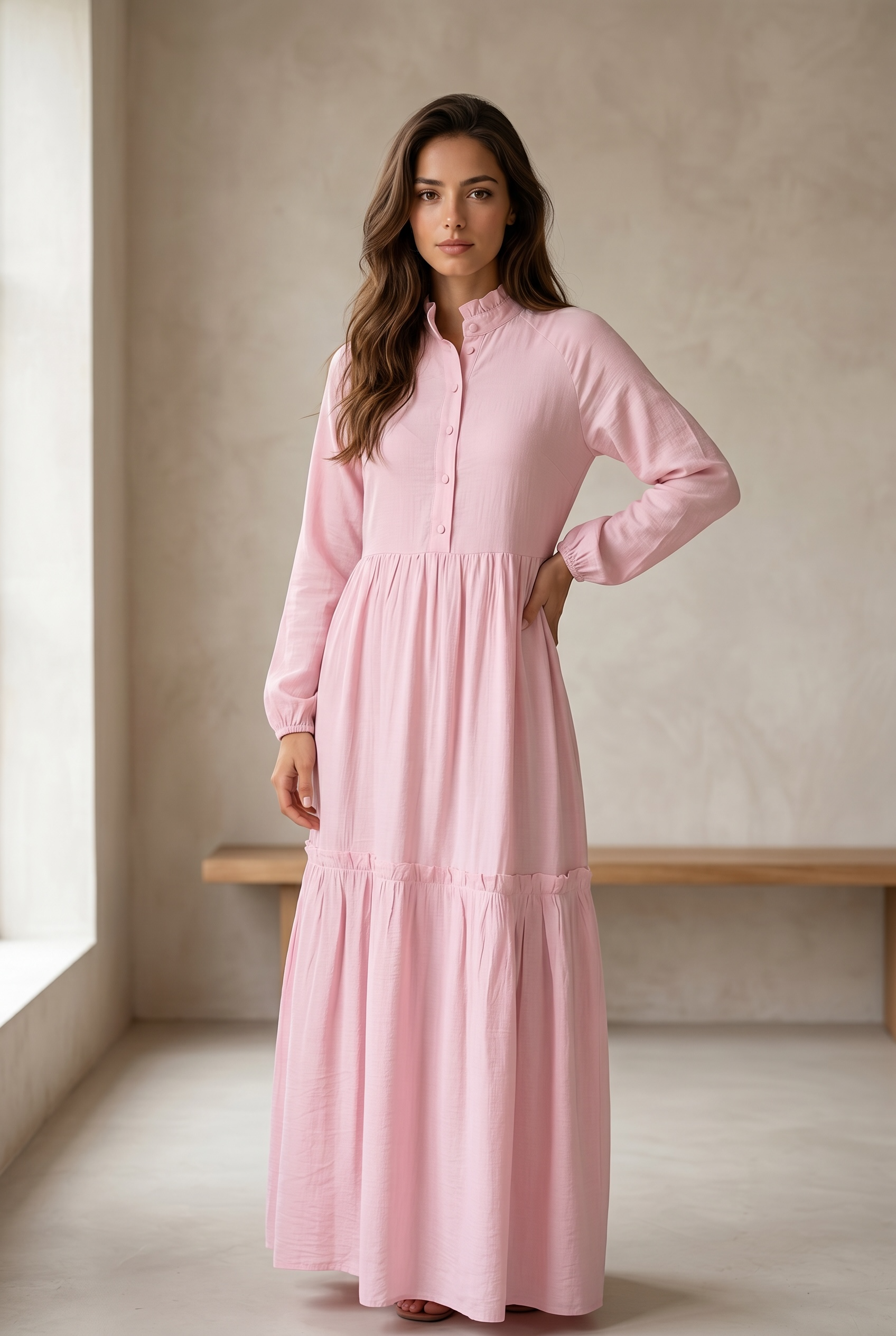 Ruffle Flow Dress