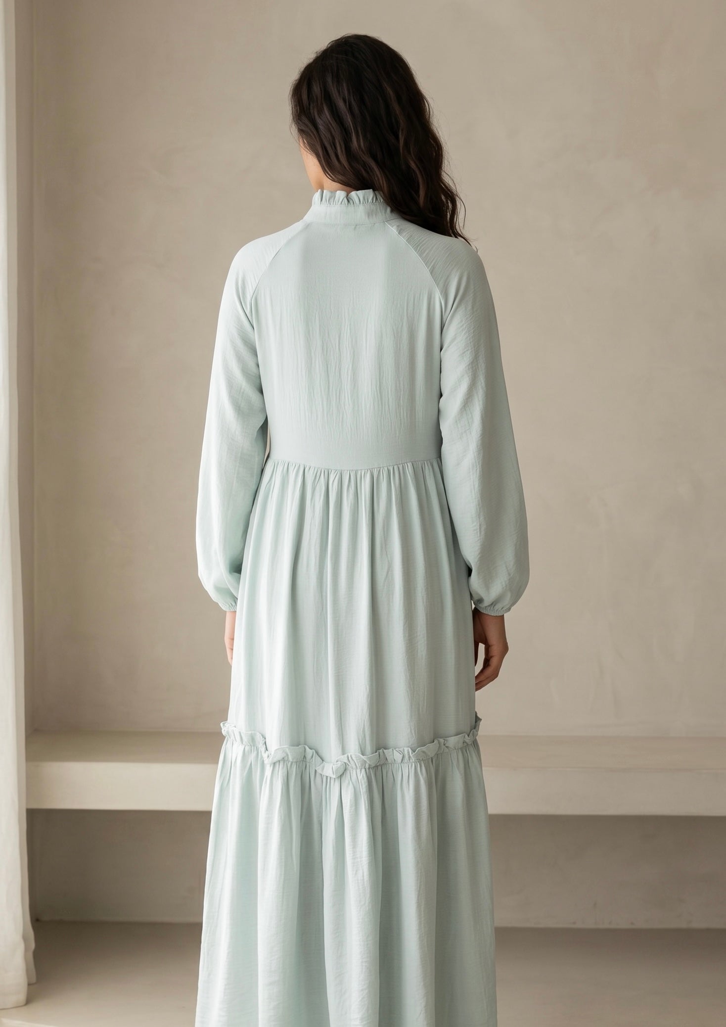 Ruffle Flow Dress