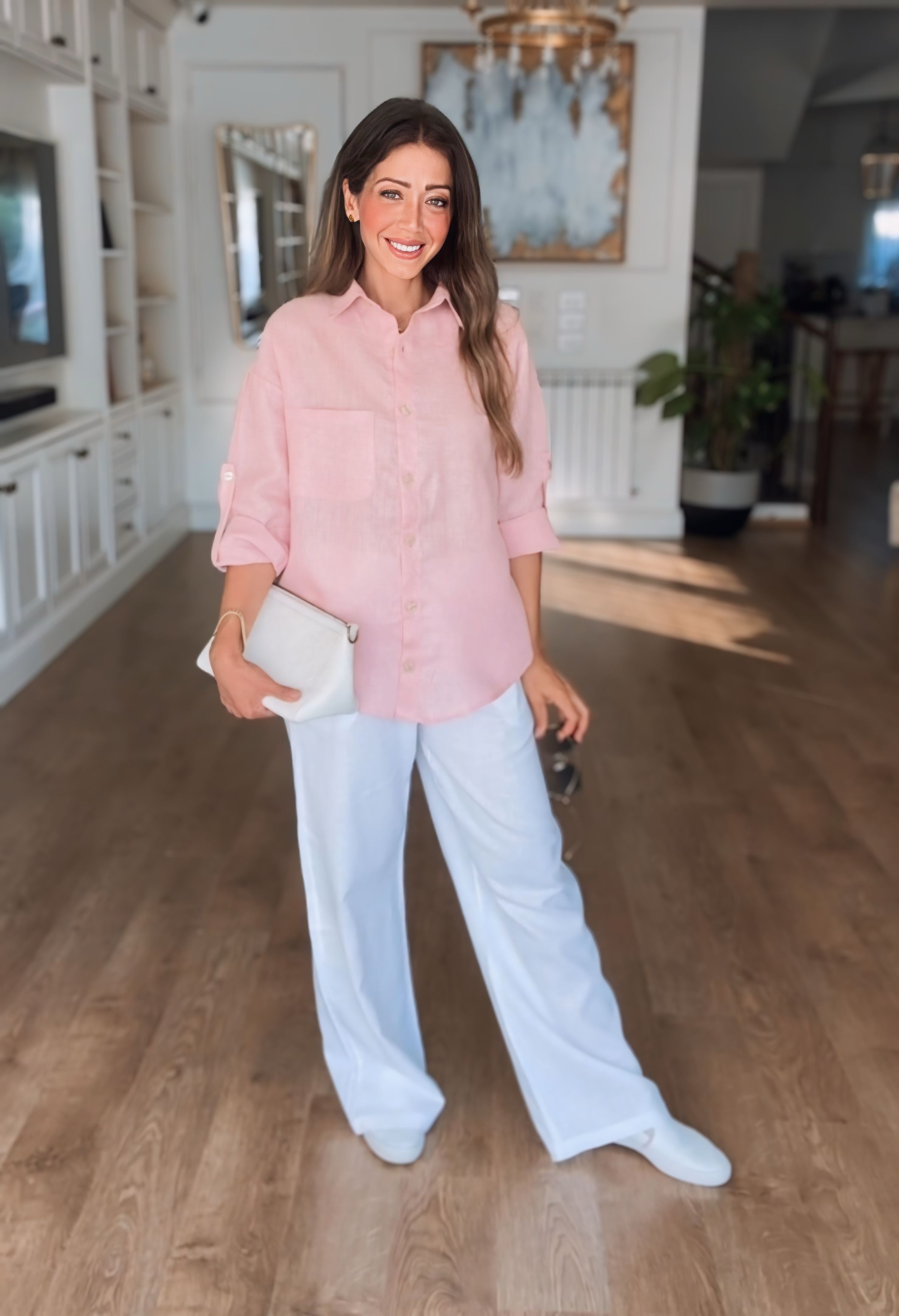 Shimmery Linen Shirt