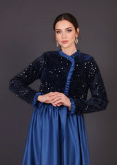 Royal Ruffle Abaya Dress