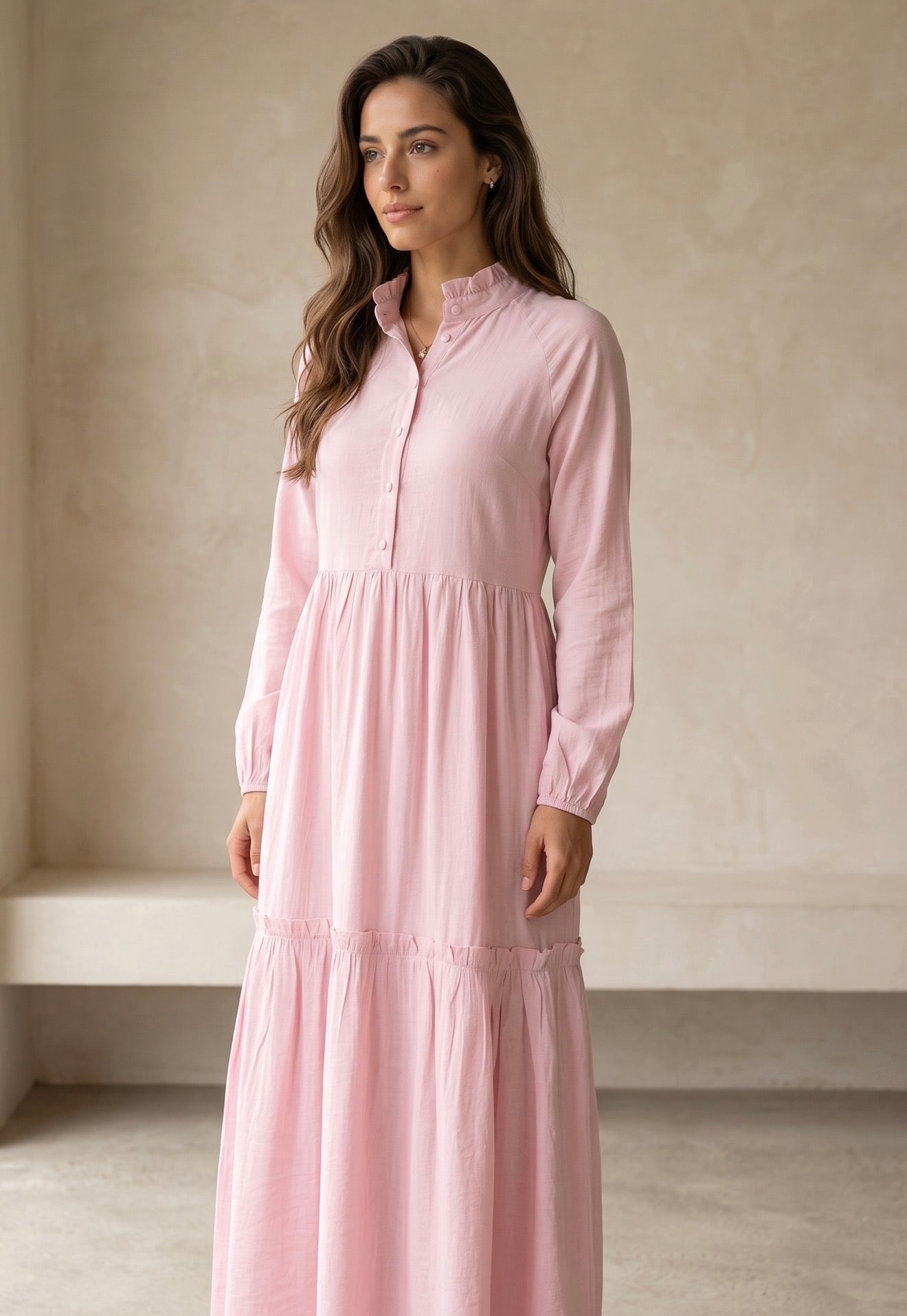 Ruffle Flow Dress