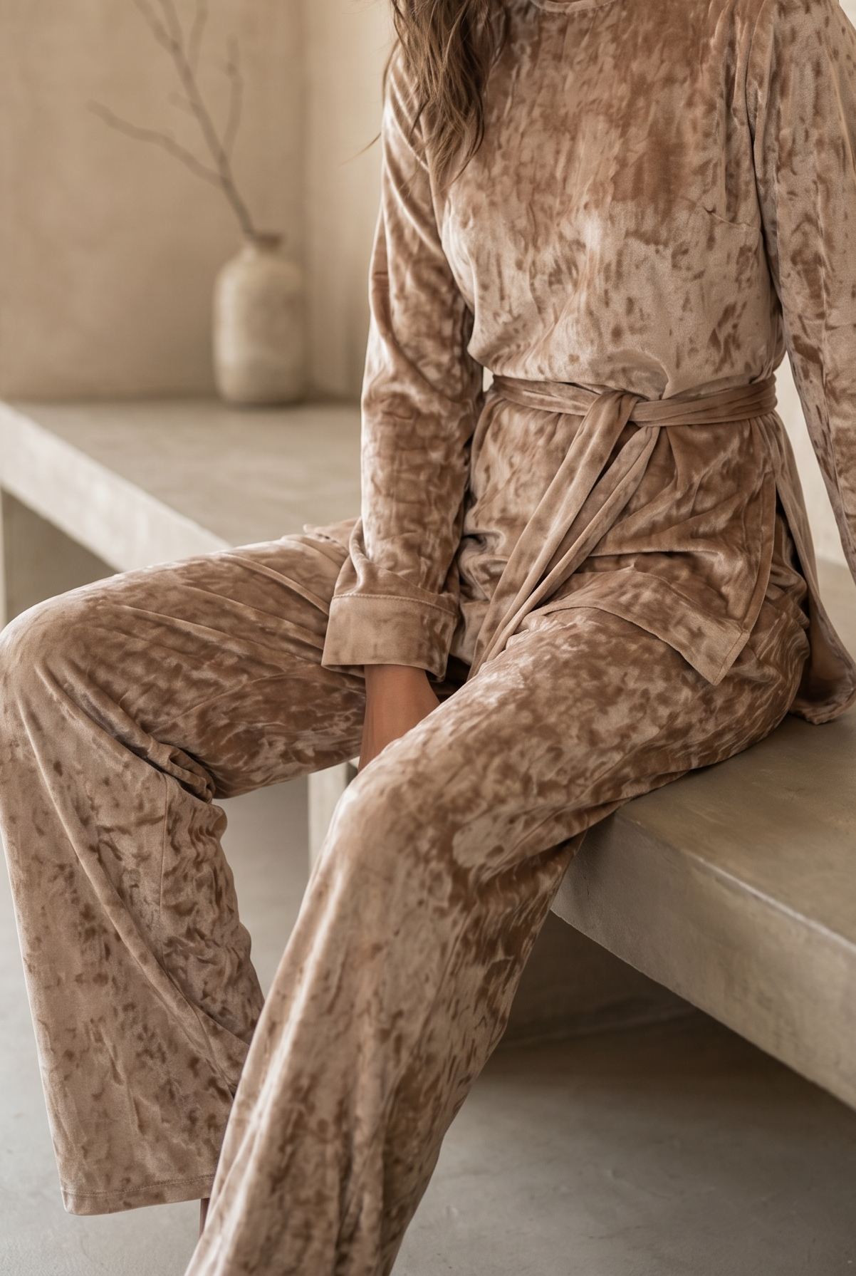 Fit & Flare Velvet Set
