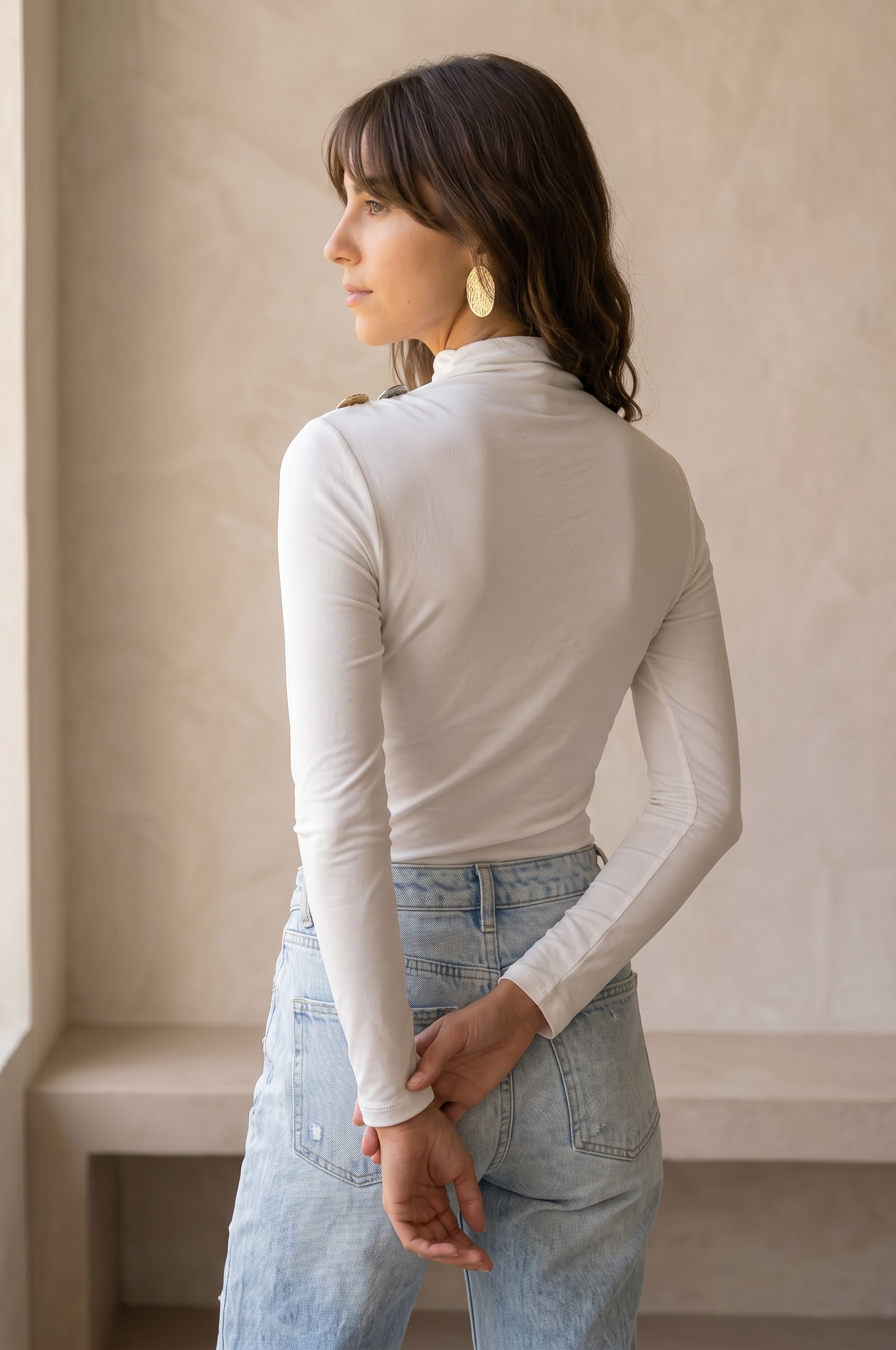 Draped Contour Top