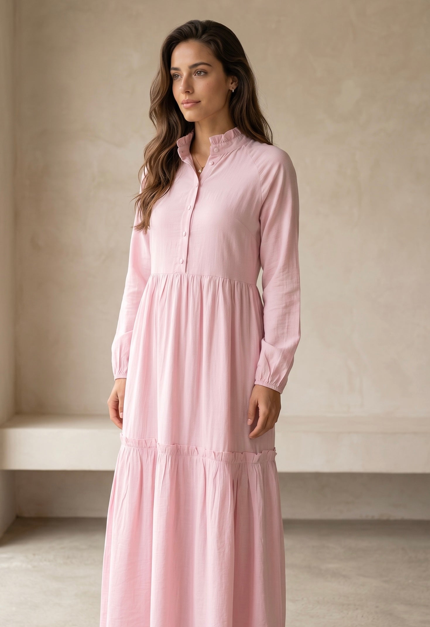 Ruffle Flow Dress