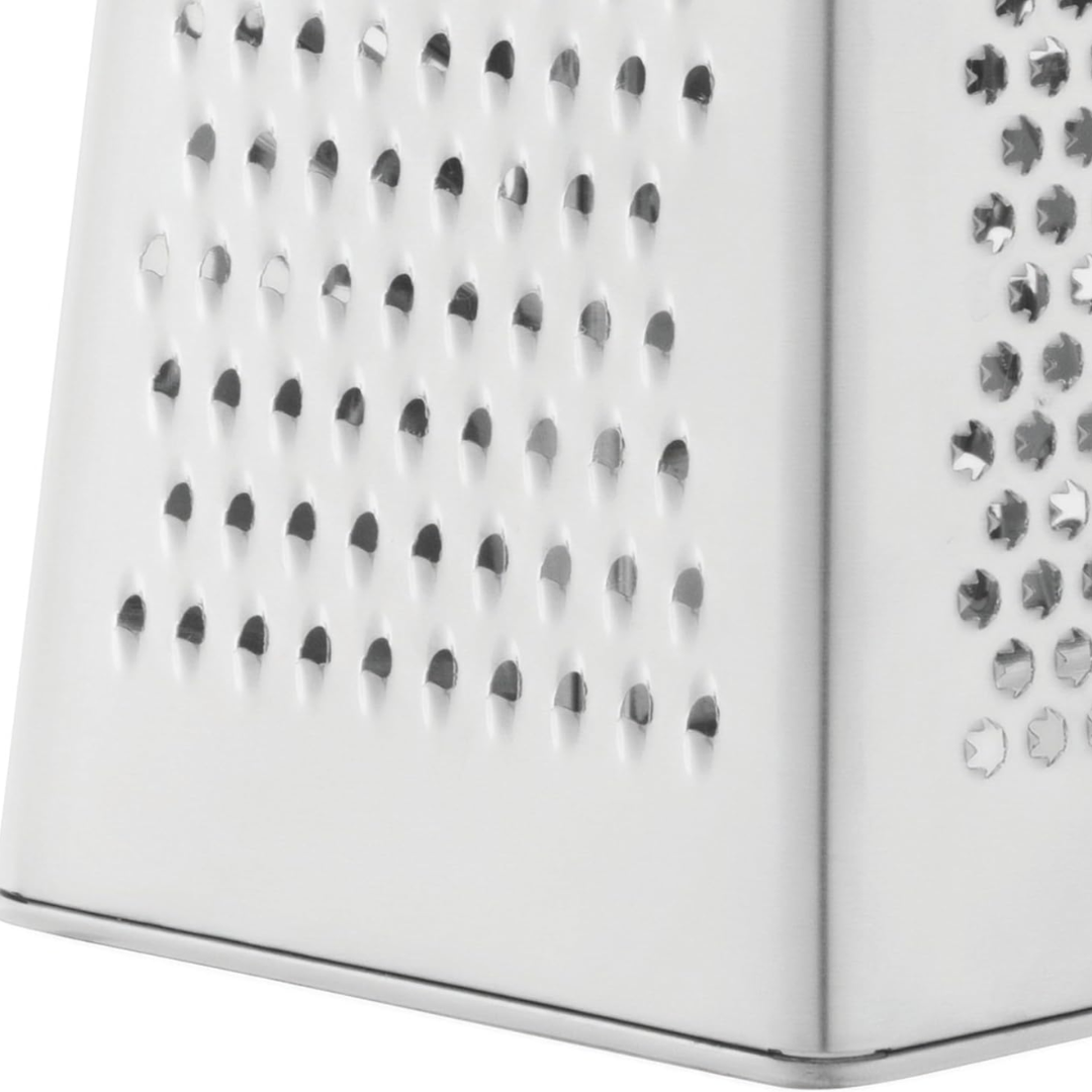 Essentials 9″ Stainless Steel Box Grater, 4-Sided