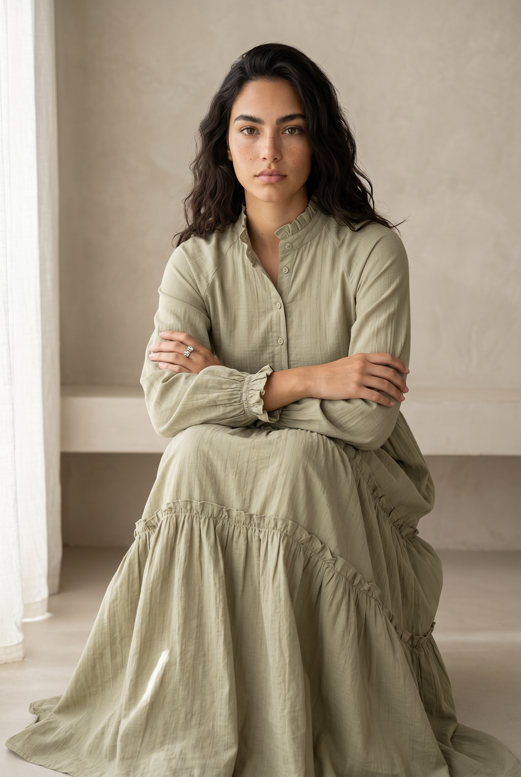 Ruffle Flow Dress
