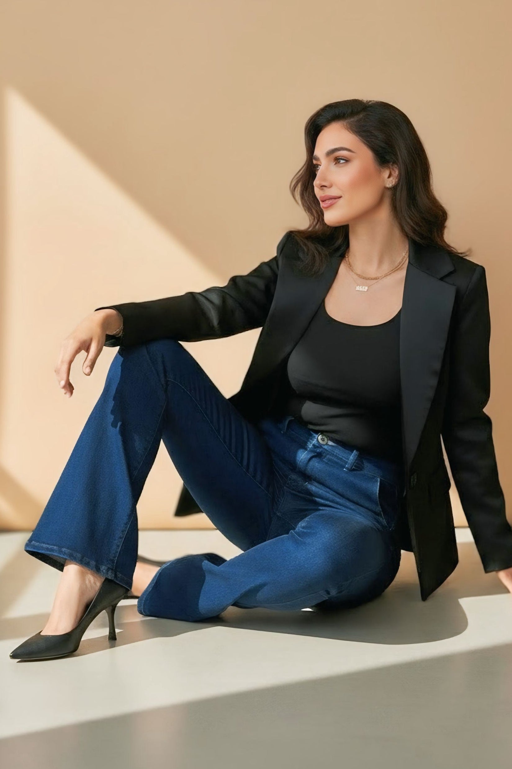 Satin Chic Blazer