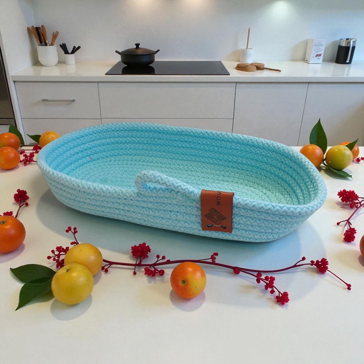 Handmade Woven Plate 26x15x4cm