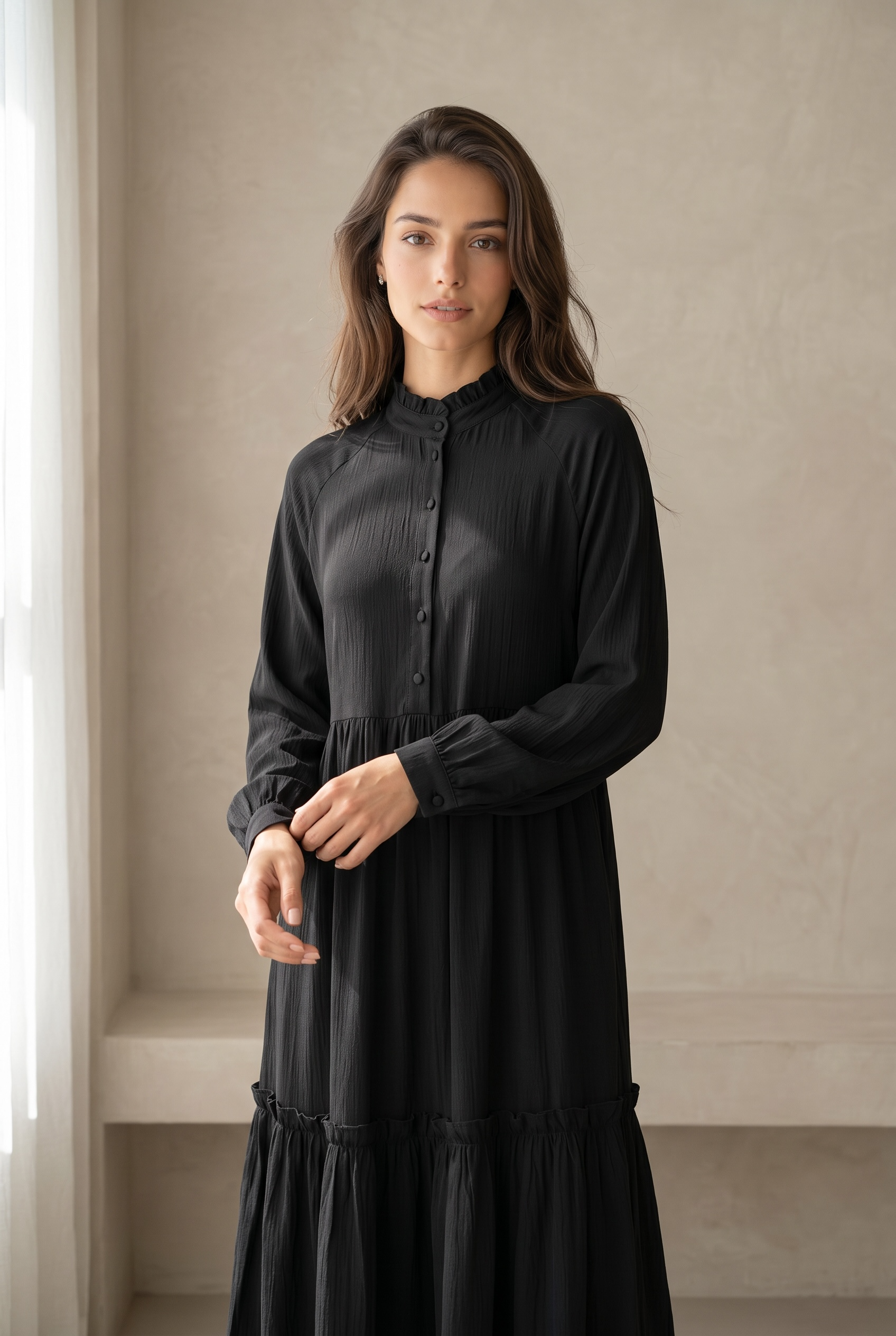 Ruffle Flow Dress