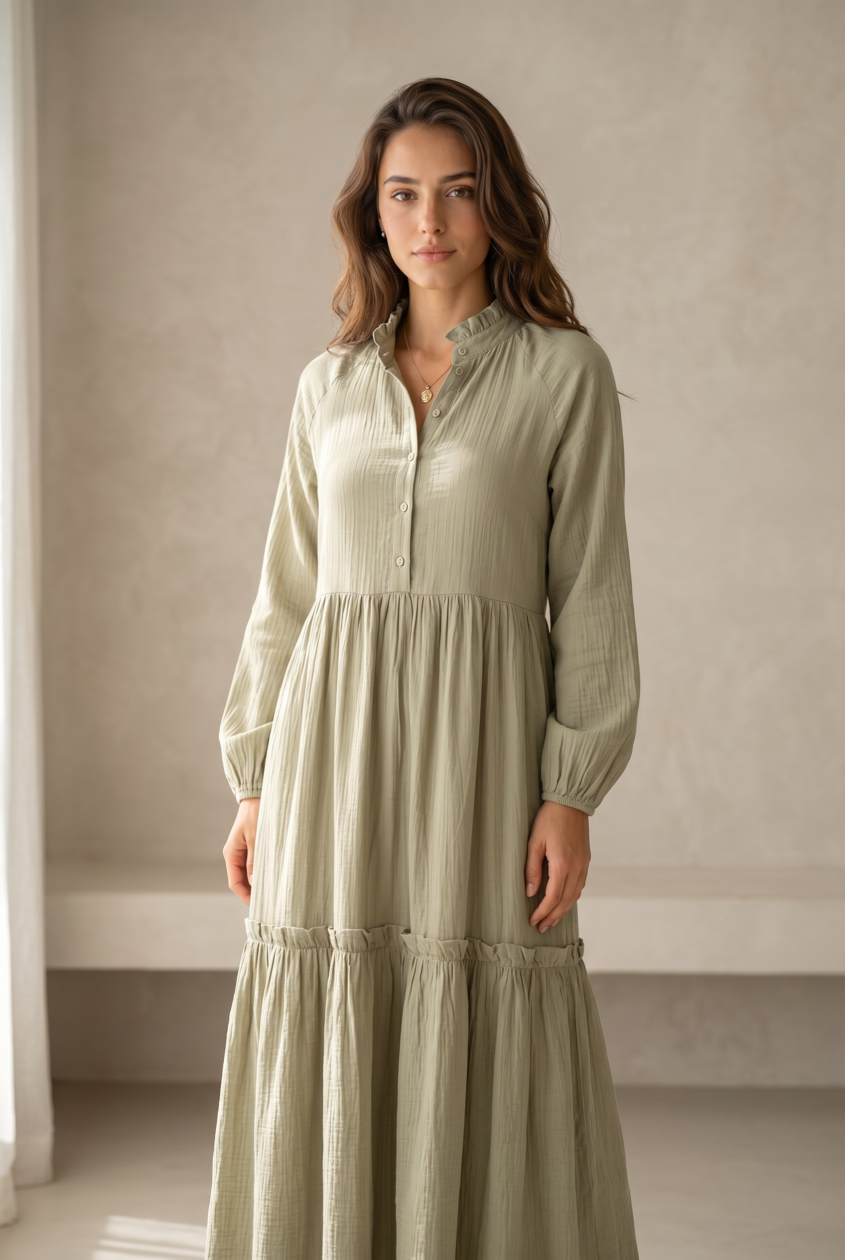 Ruffle Flow Dress
