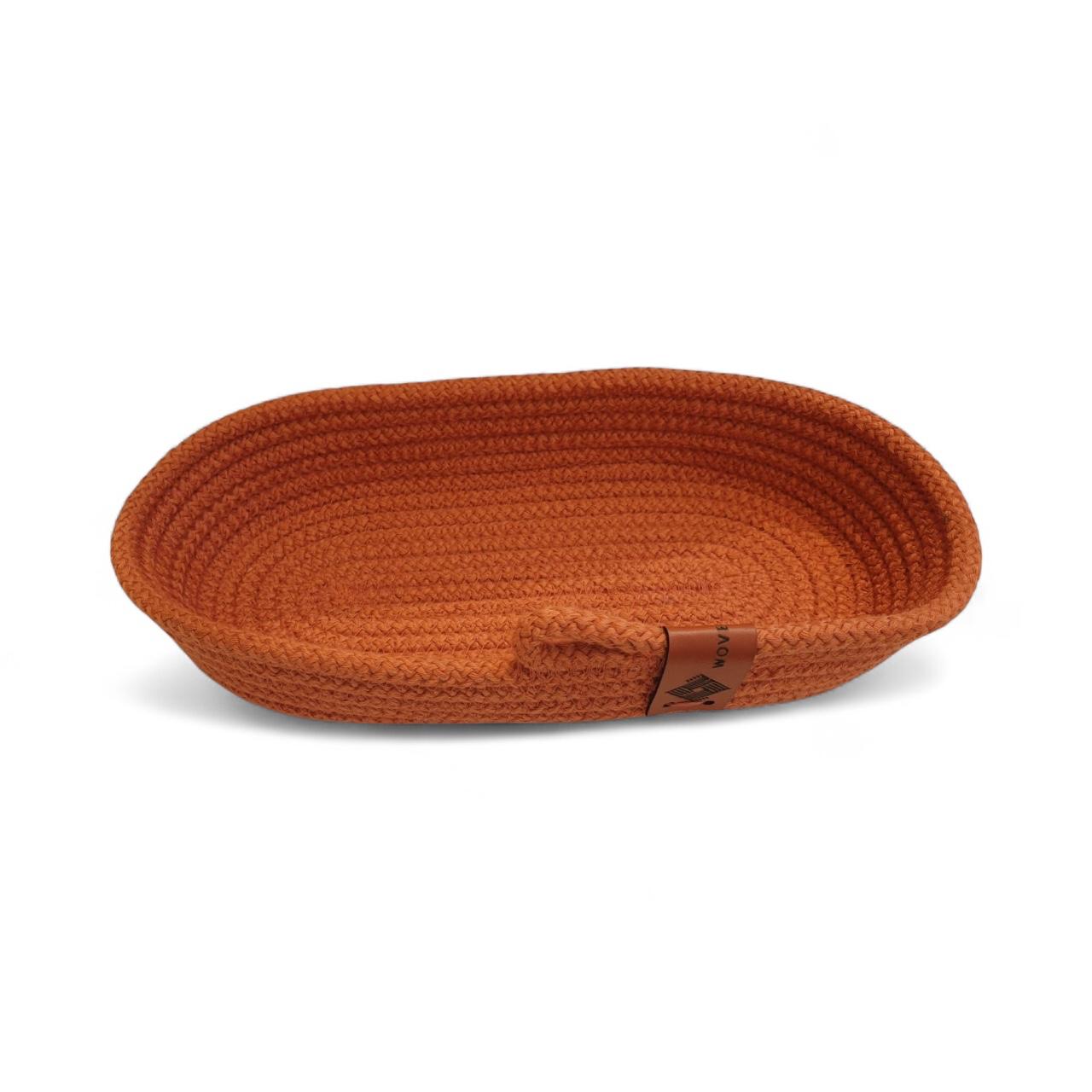Handmade Woven Plate 26x15x4cm