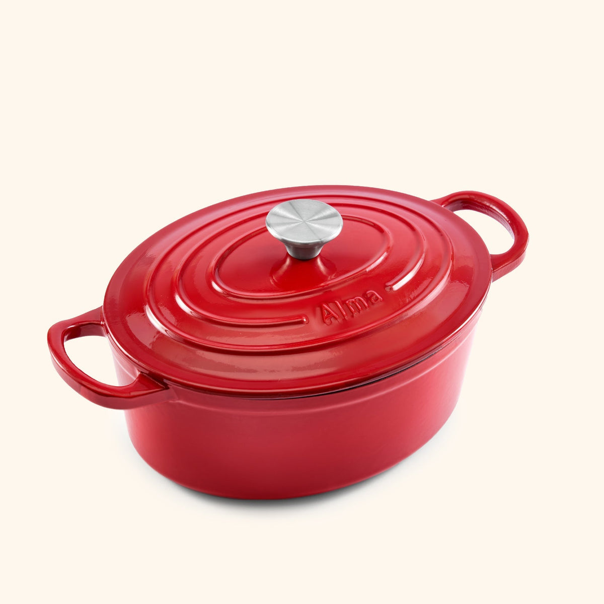 Enameled Oval Dutch Oven (28 cm)