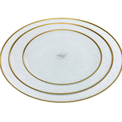 ArdaCam Avanos Dinner Set - Gold Rim, 19 Pieces