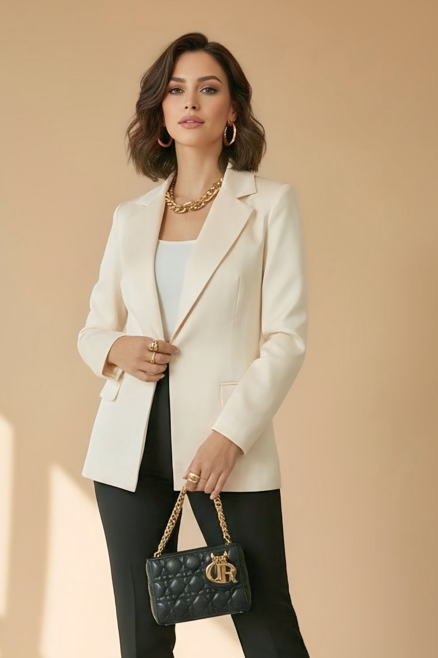 Satin Chic Blazer