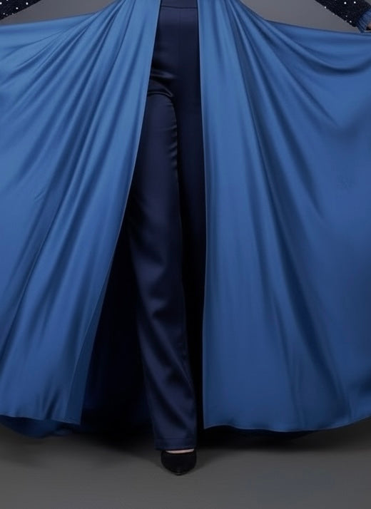 Royal Ruffle Abaya Dress