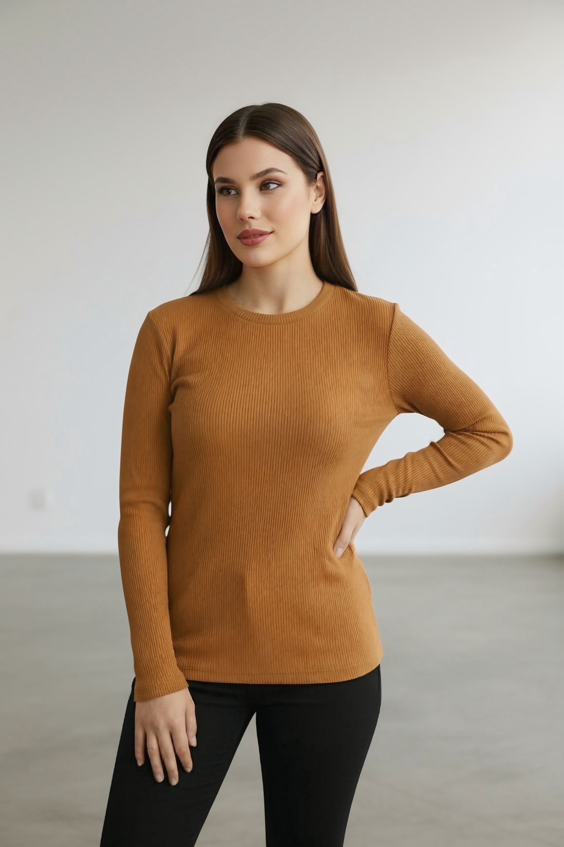 Basic Cotton Fitted T-shirt