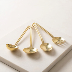 Chef May Signature Serving Spoons ( Brass )