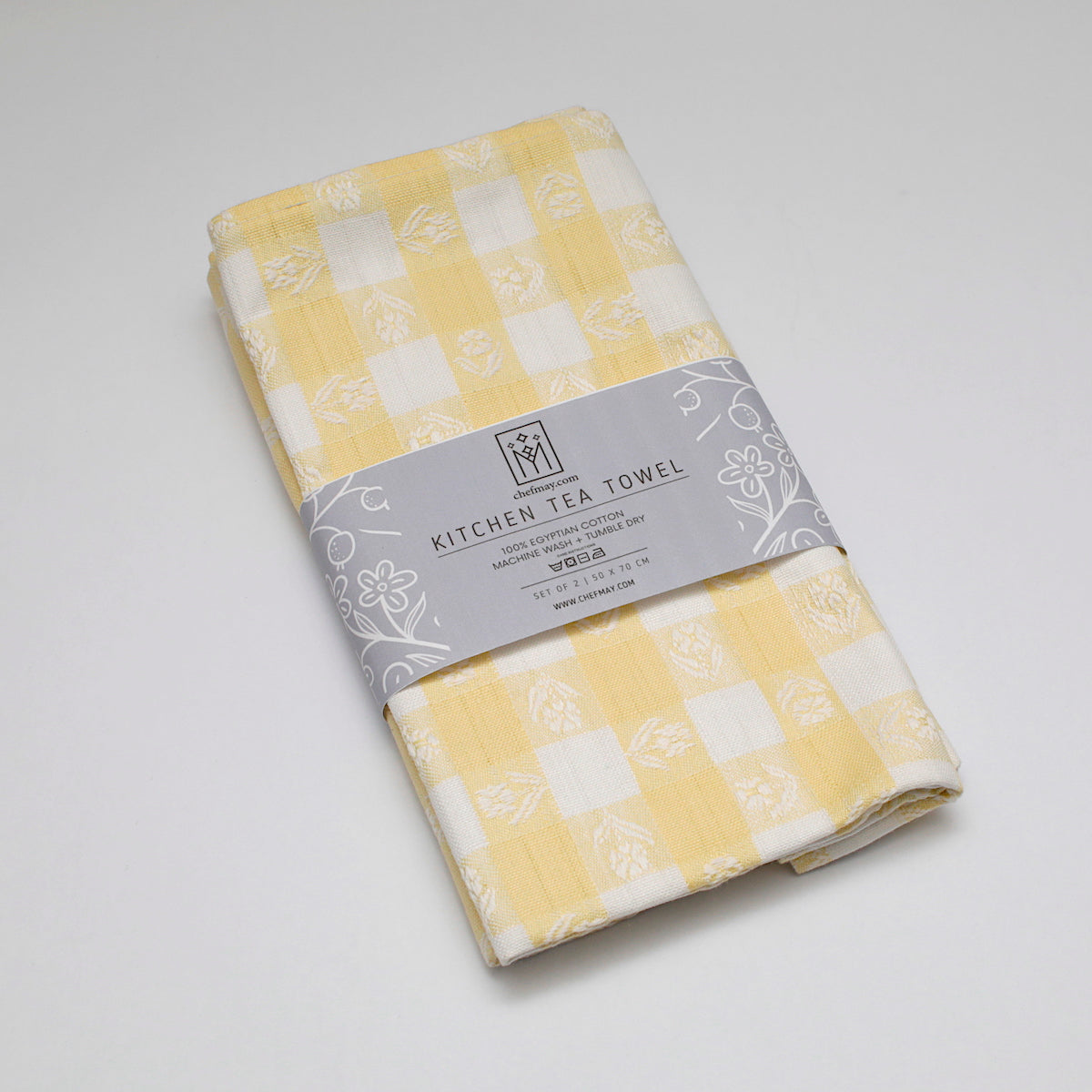 Crosshatch Classic Kitchen Cloth (Set of 2) 50cm x 50cm