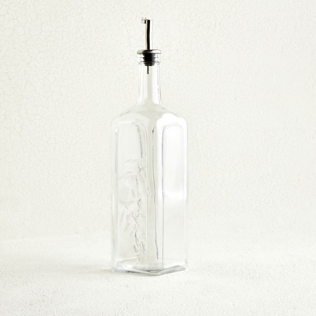 1 x Glass oil bottle - 1L