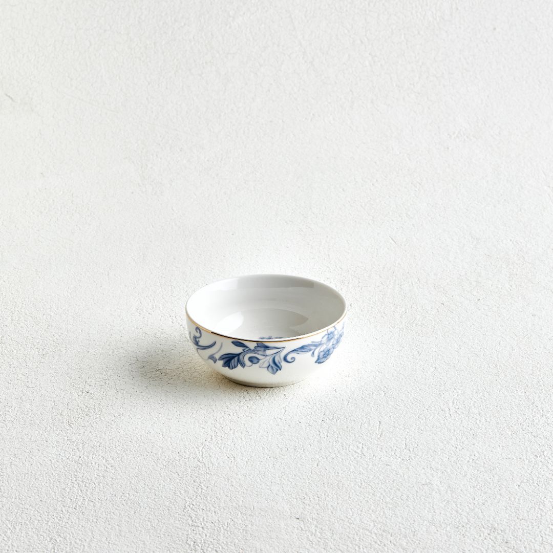 Royal Blue Flower Dinner Set – 30 Pieces