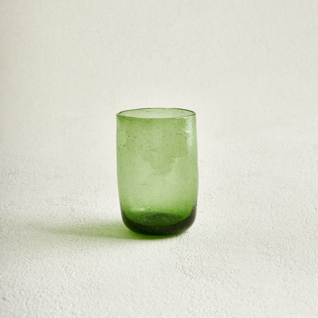 Set of 6 Color Glass Cups
