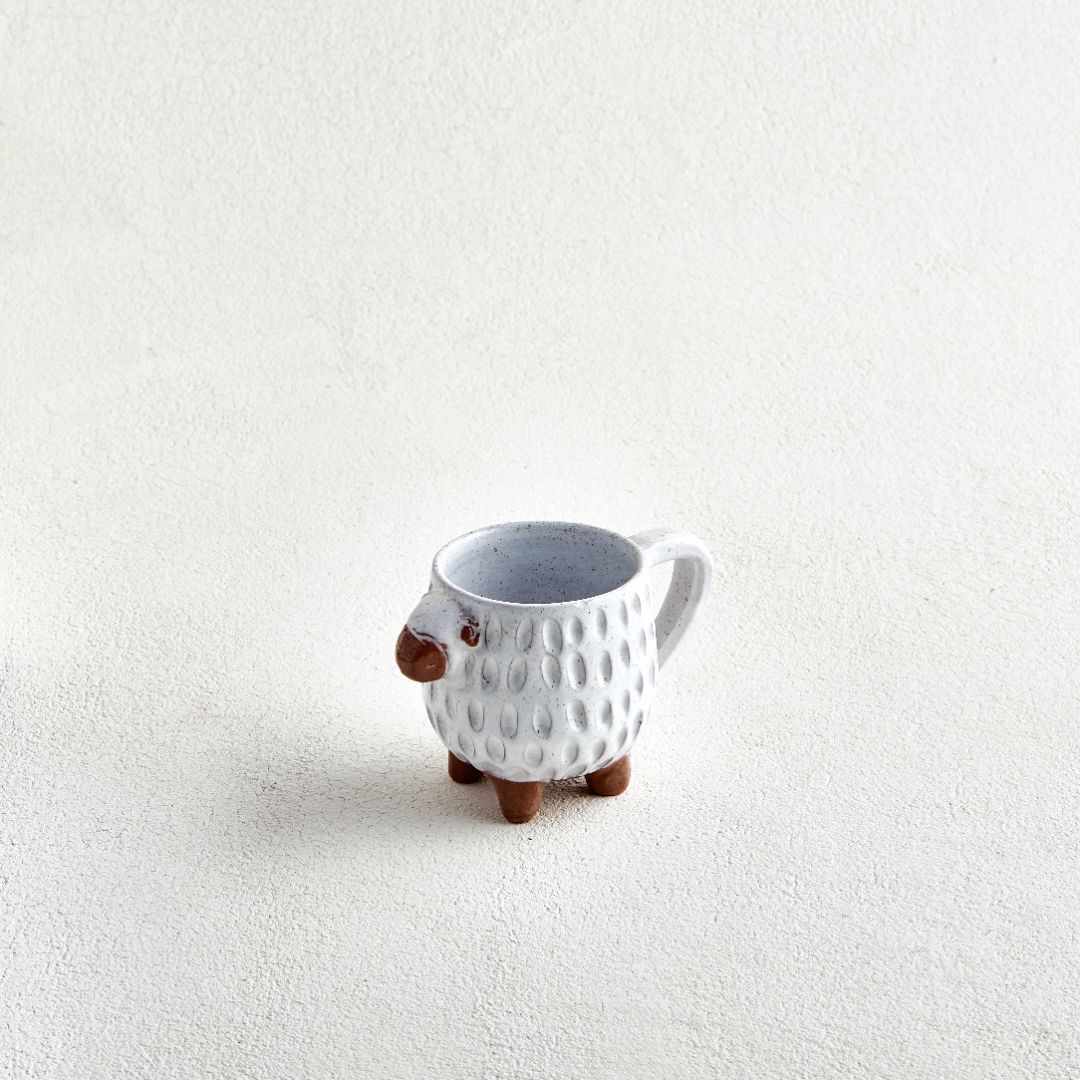 Fluffy Handmade Pottery Mug