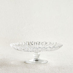 Pasabahce Aurora Footed Serving Platter - 20.5cm