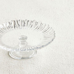 Pasabahce Aurora Footed Serving Platter - 20.5cm
