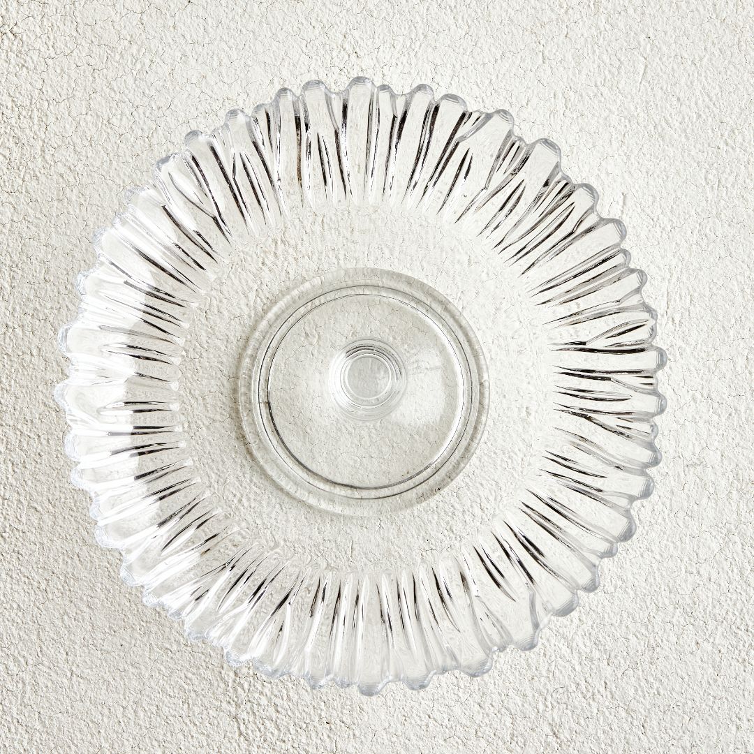 Pasabahce Aurora Footed Serving Platter - 20.5cm