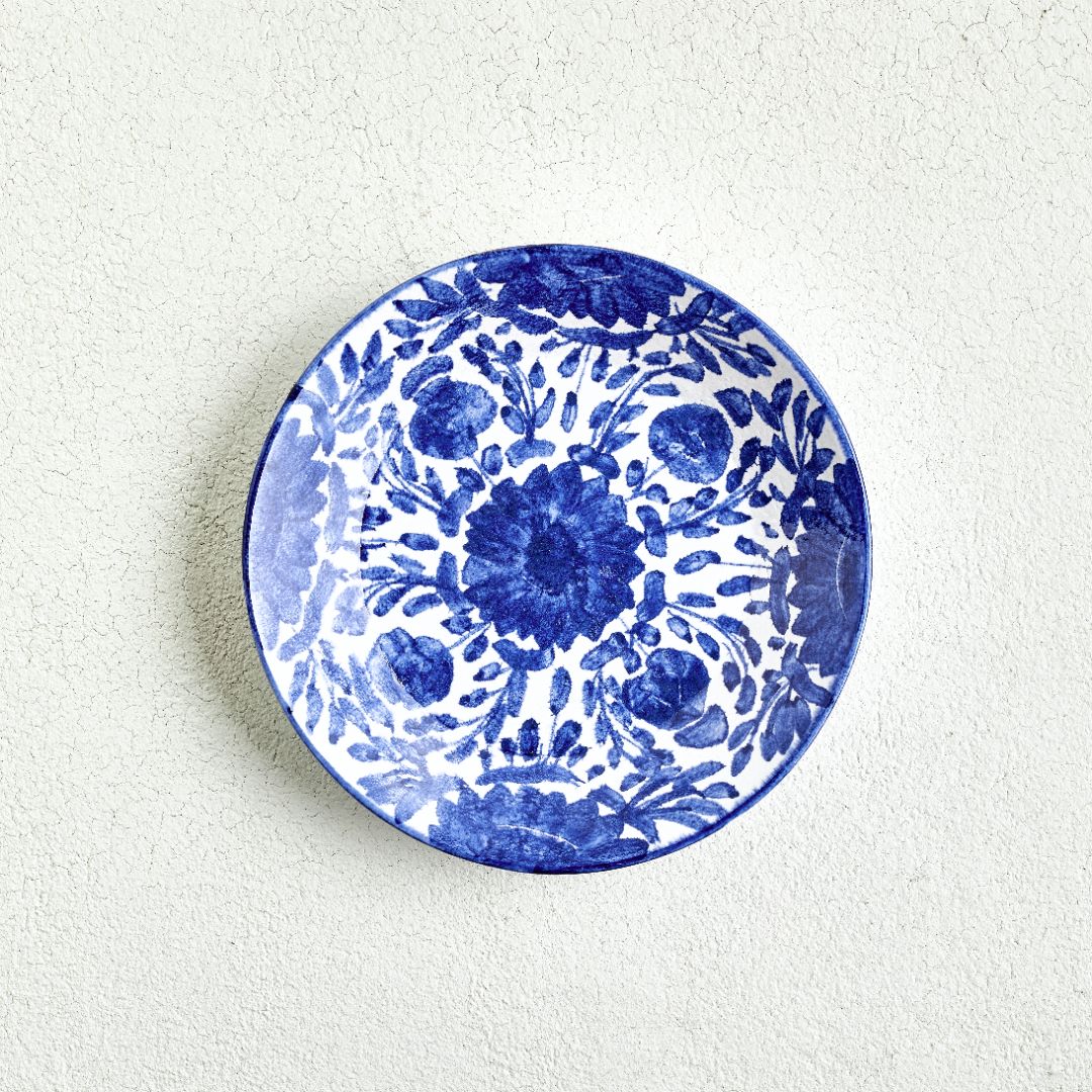 Blue Flower Dessert plate