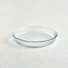 Borcam Round Oven Dishes Set - 2 Pieces