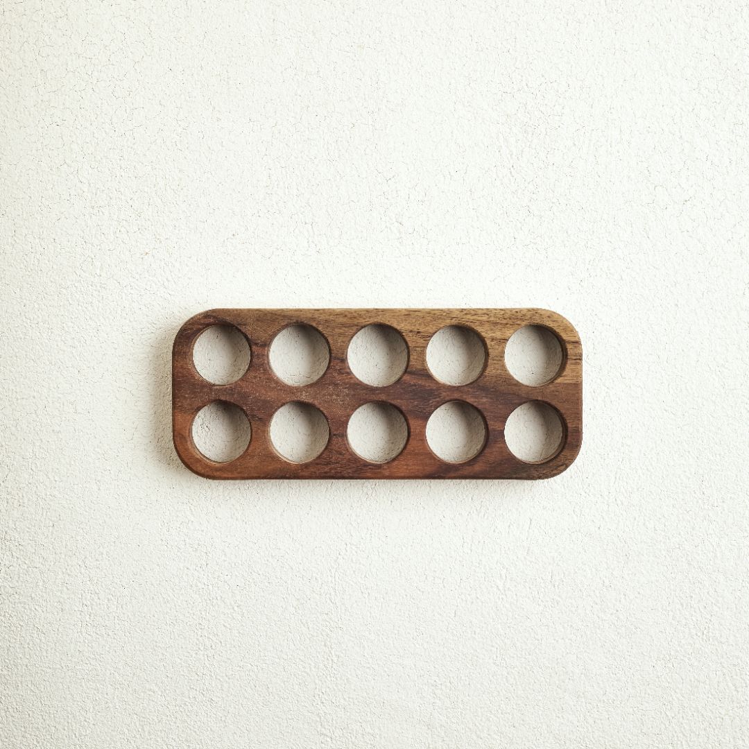 Egg Holder Wooden|10 Holes Egg