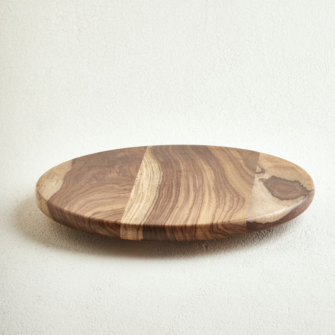Lazy Susan Wooden Turntable