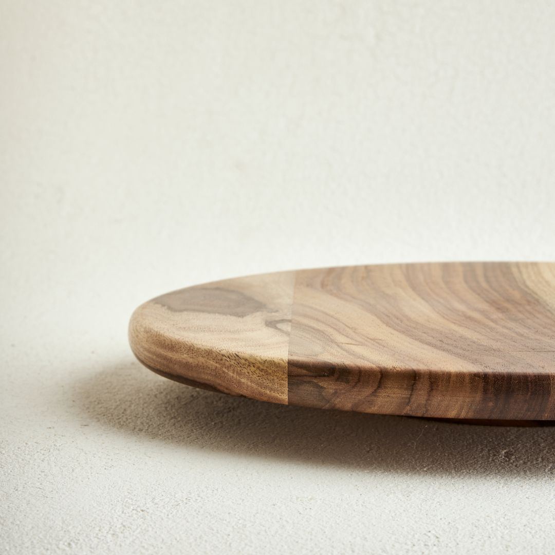 Lazy Susan Wooden Turntable
