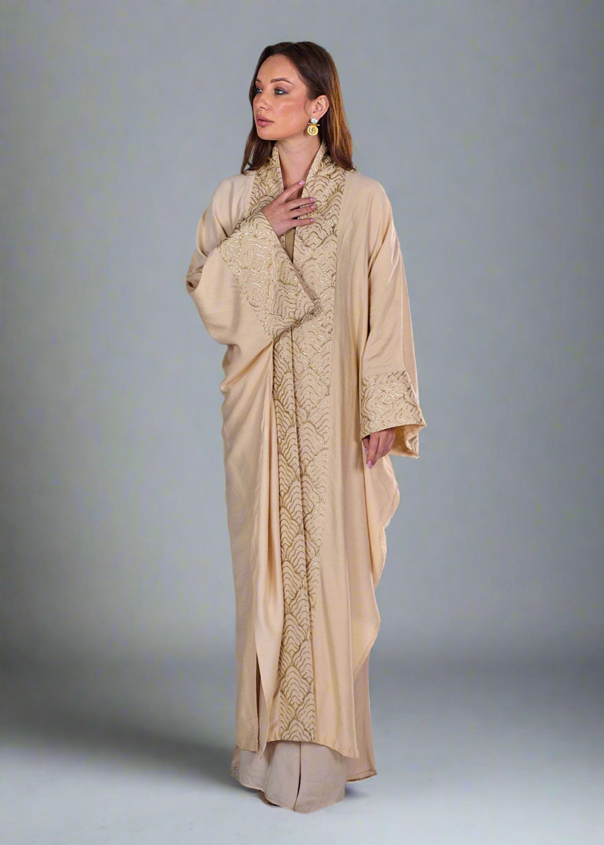 Arabian Queen Linen Abaya