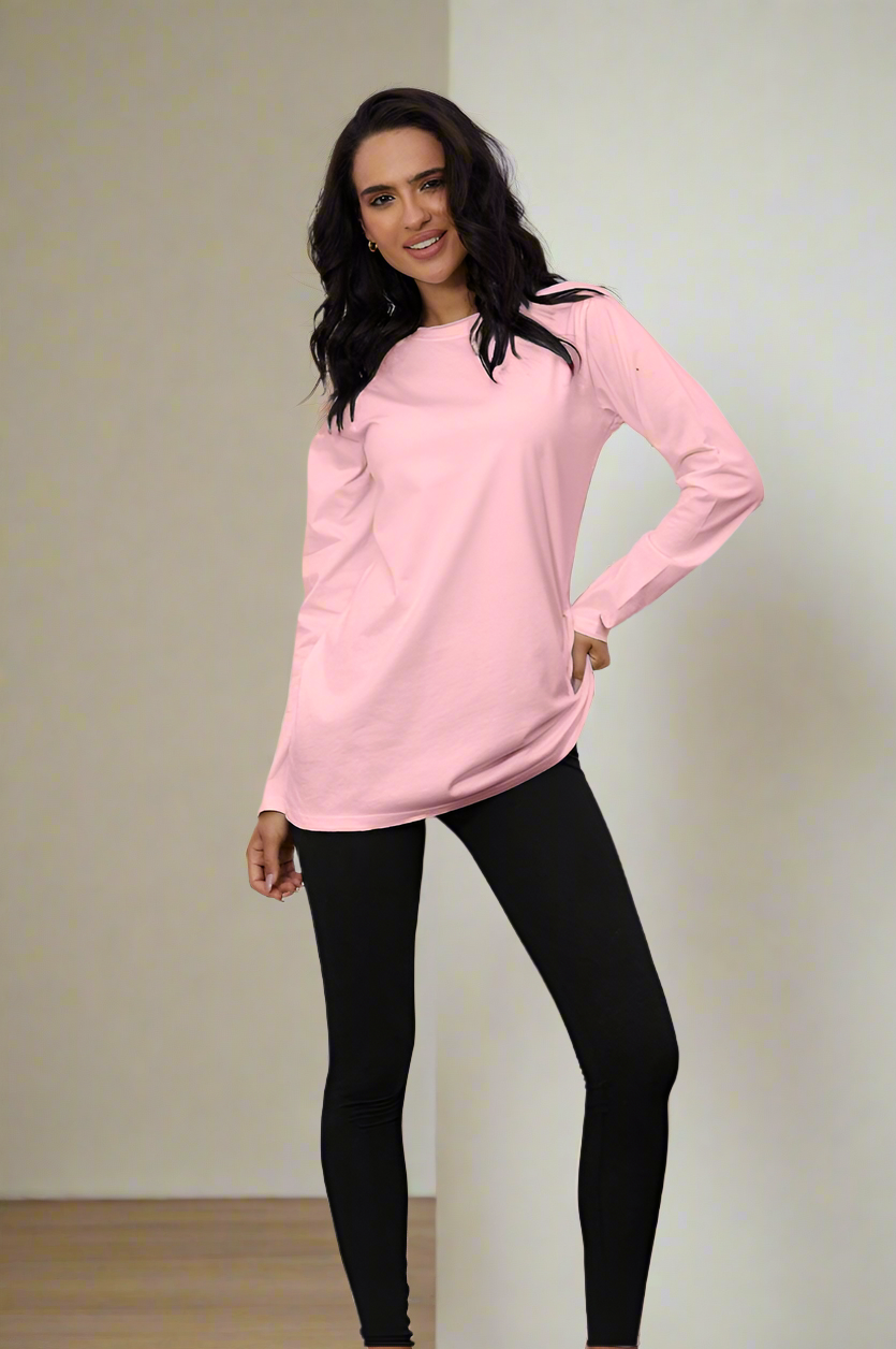 Fit & Flare Long Sleeved T- Shirt