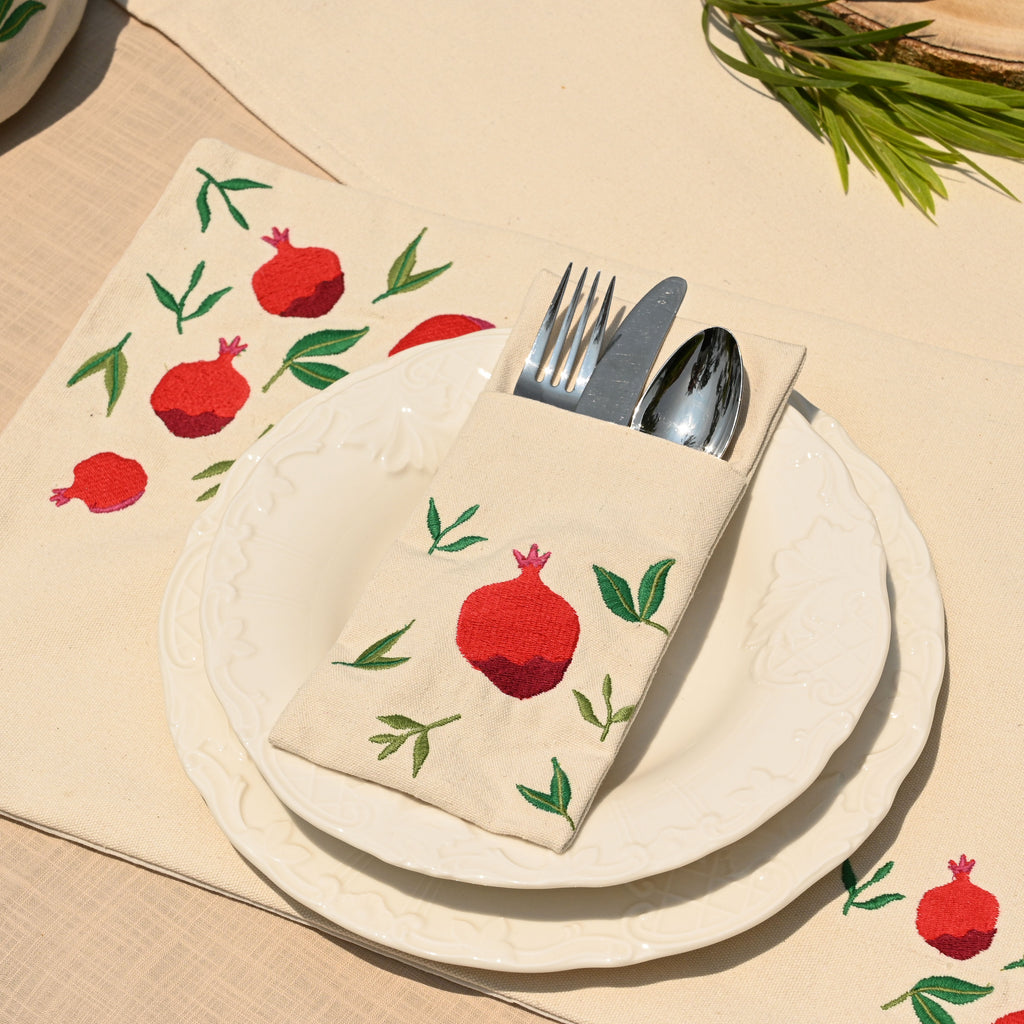 Pomegranate Cutlery Sleeve