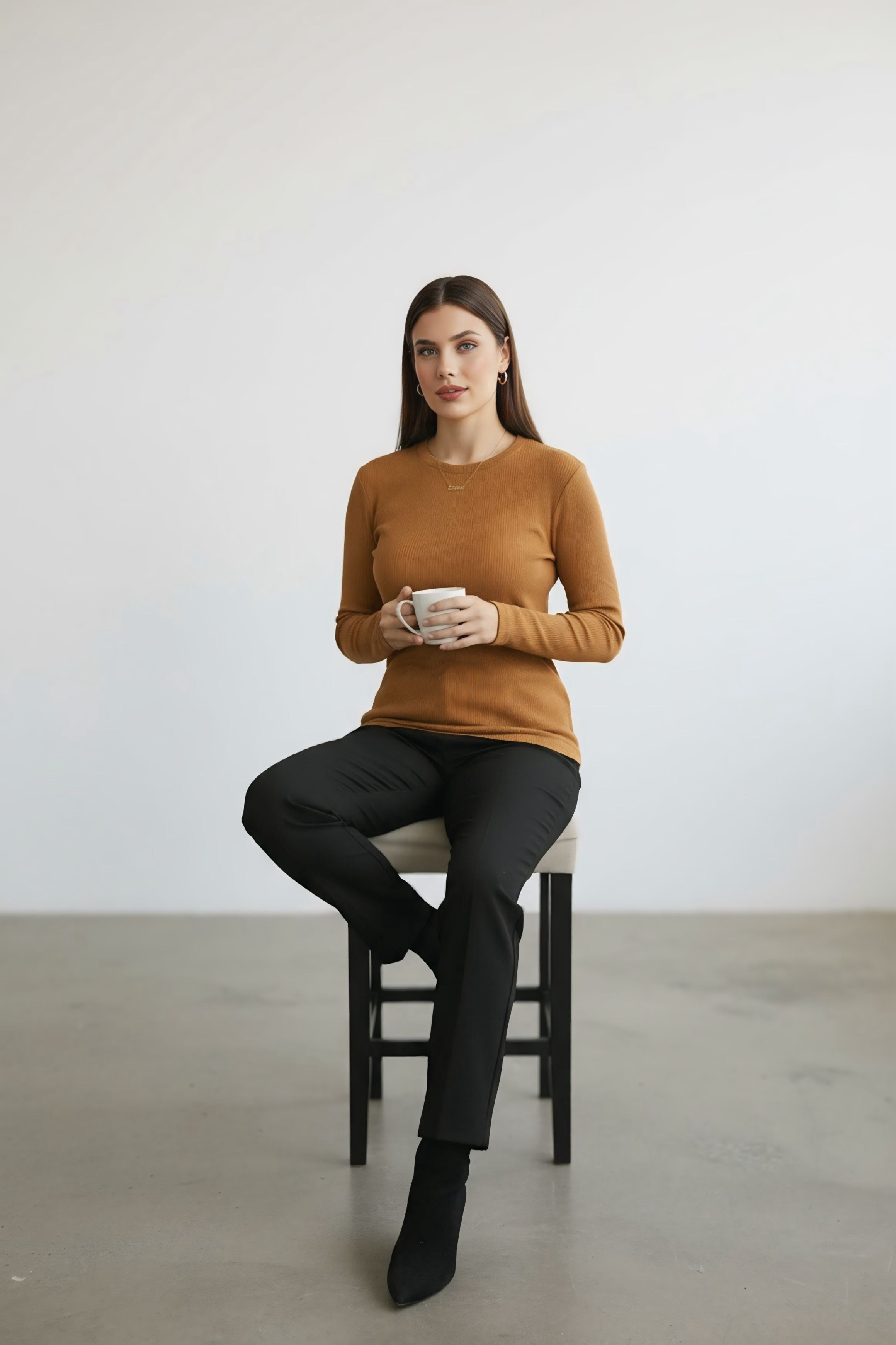 Basic Cotton Fitted T-shirt