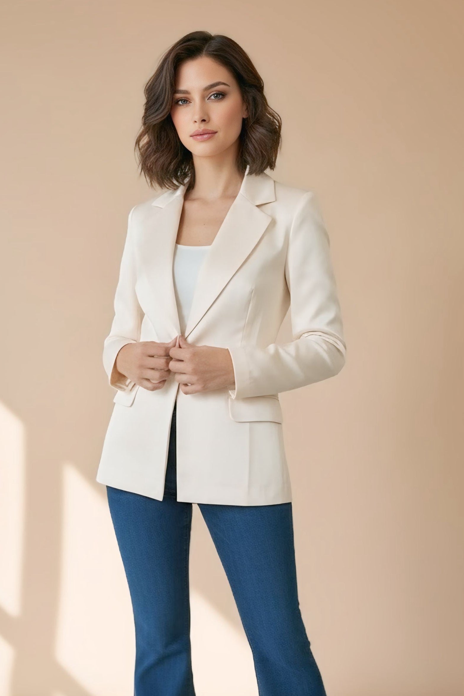 Satin Chic Blazer
